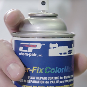 close up of spray nozzle